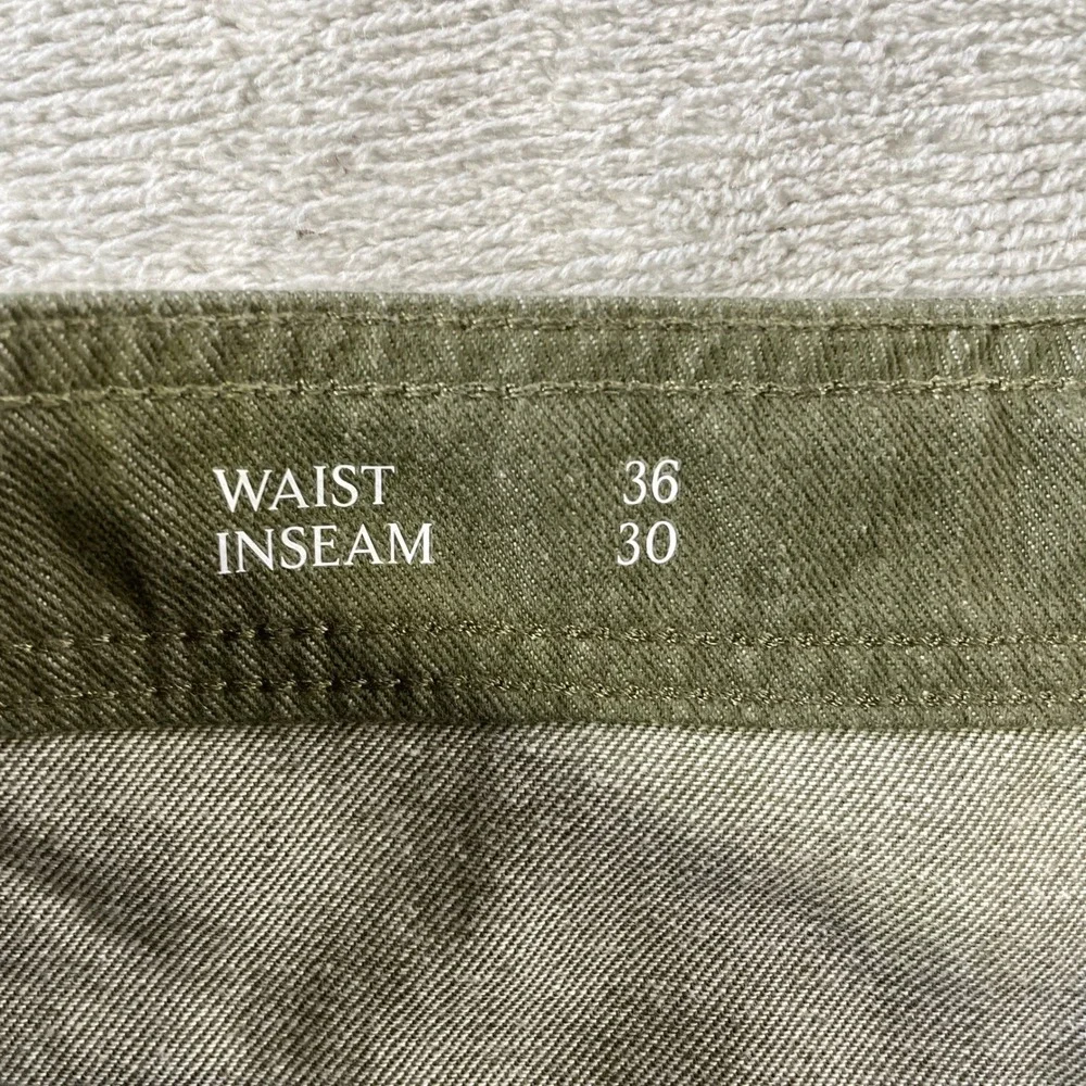 Banana Republic Surplus Cargo Pants Mens 36x30 Green Tapered Military Casual